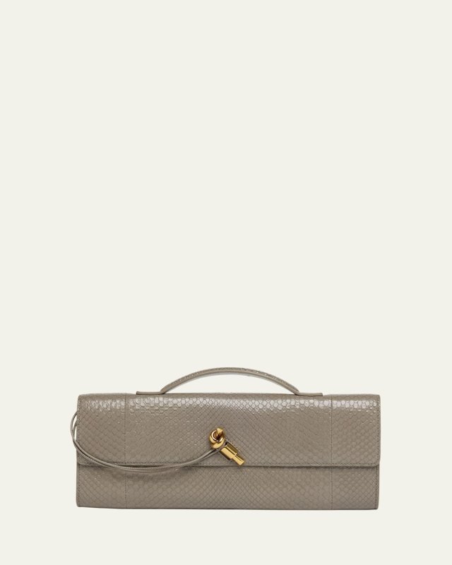 Andiamo Python Long Clutch Bag